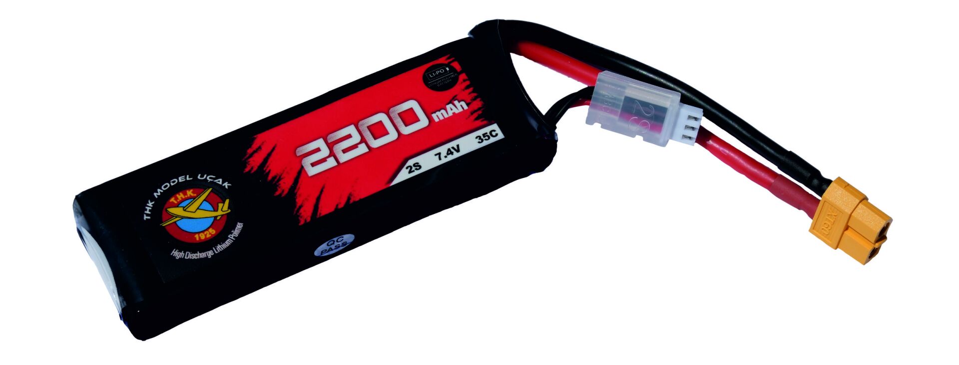 THK 2200 mAh 7.4V 2S 35C LİPO BATARYA