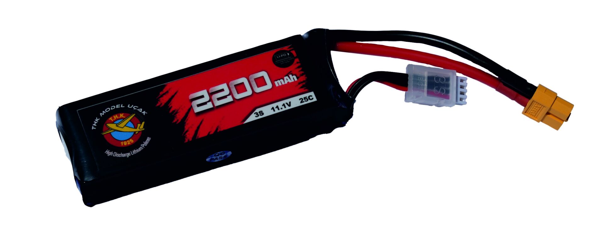 THK 2200 mAh 11.1V 3S 25C LİPO BATARYA