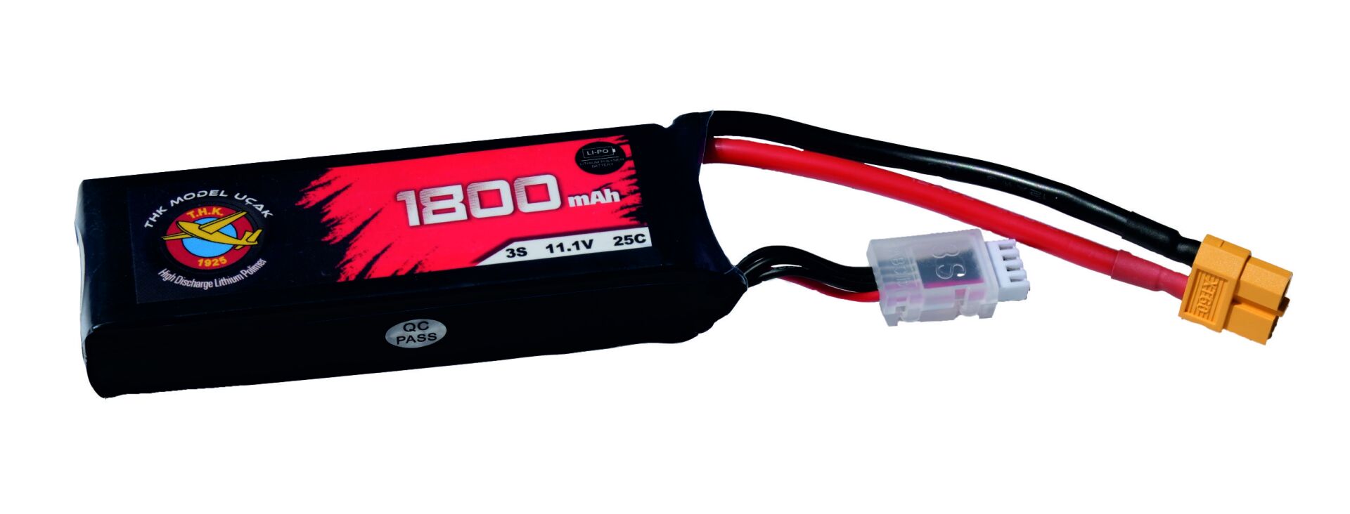THK 1800 mAh 11.1V 3S 25C LİPO BATARYA