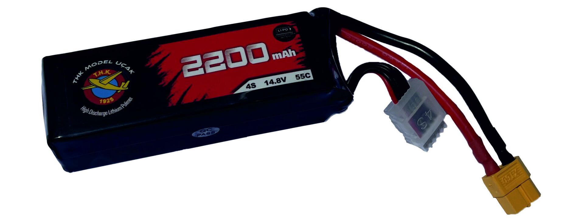 THK 2200 mAh 14.8V 4S 55C LİPO BATARYA