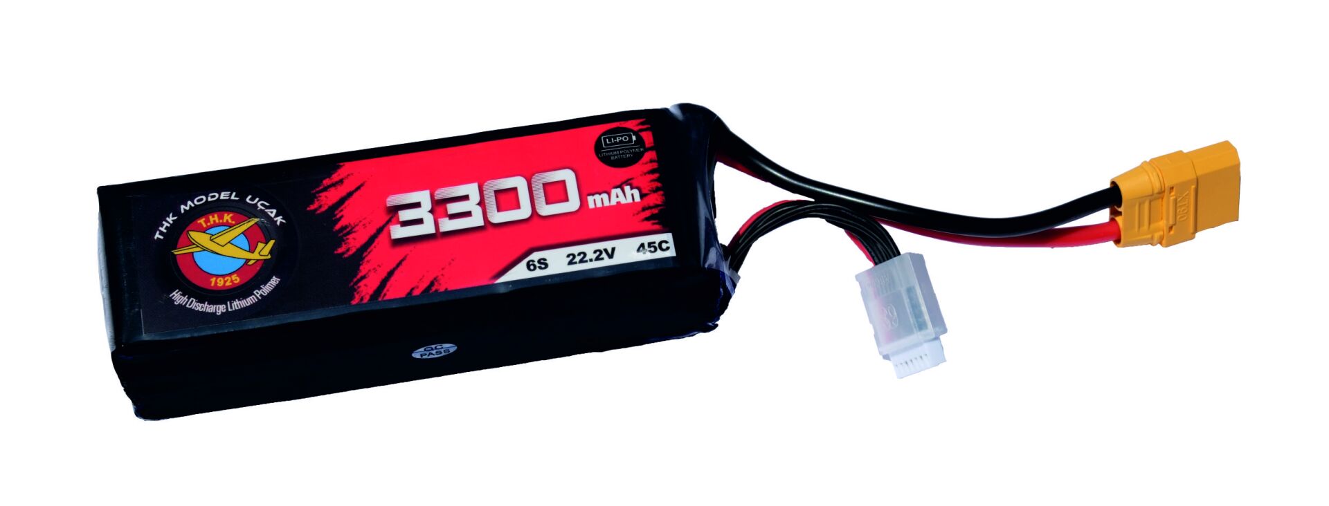 THK 3300 mAh 22.2V 6S 45C LİPO BATARYA