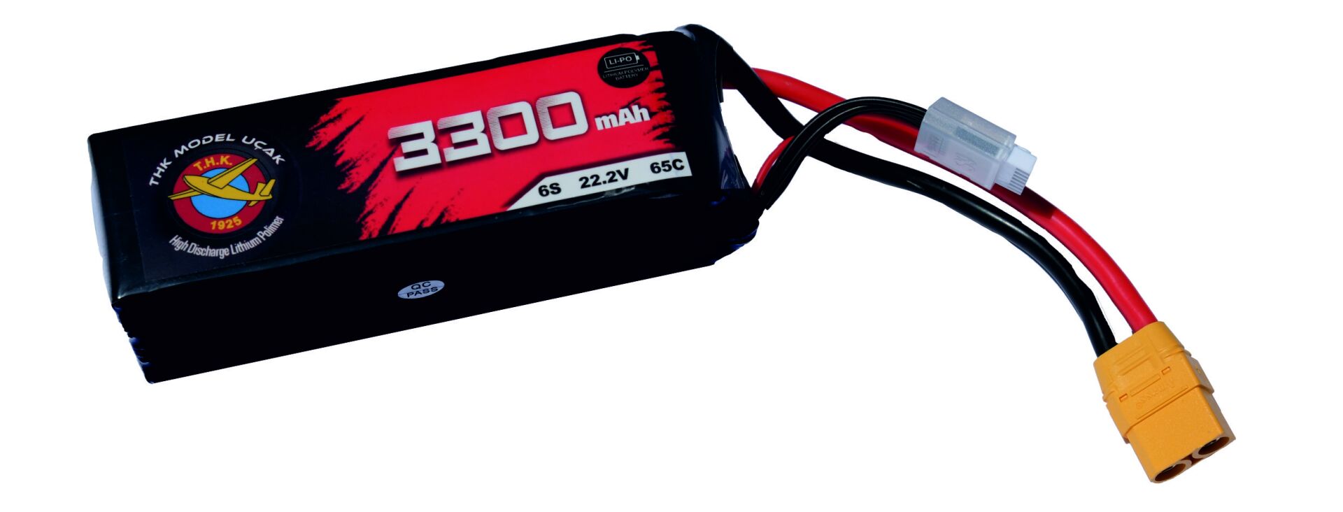THK 3300 mAh 22.2V 6S 65C LİPO BATARYA