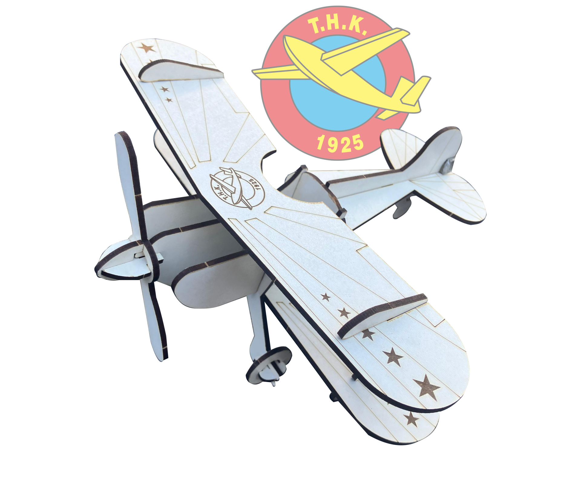 LAZER KESİM PITTS MAKET UÇAK