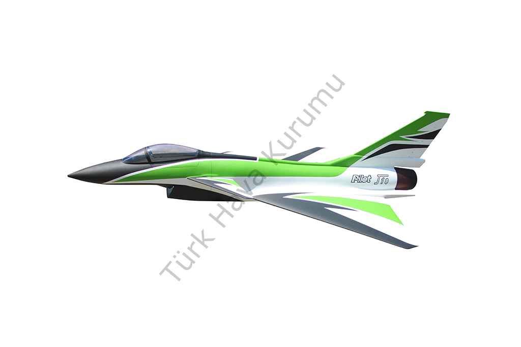 PİLOT RC J10 3D JET SİYAH YEŞİL BEYAZ