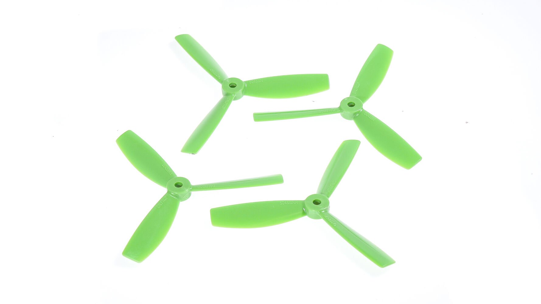 3 Blade Propeller 5x45 Green (2 CCW 2CW) 4 ADET