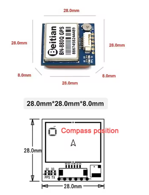 BEITIAN BN-880Q GPS