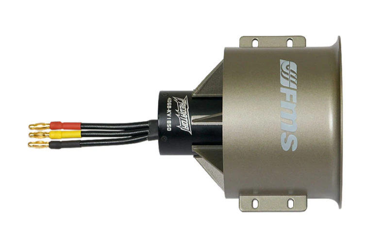 FMS 90 MM FAN MOTOR METAL GÖVDE EDF 12-Blades with 4068 KV1850 6S