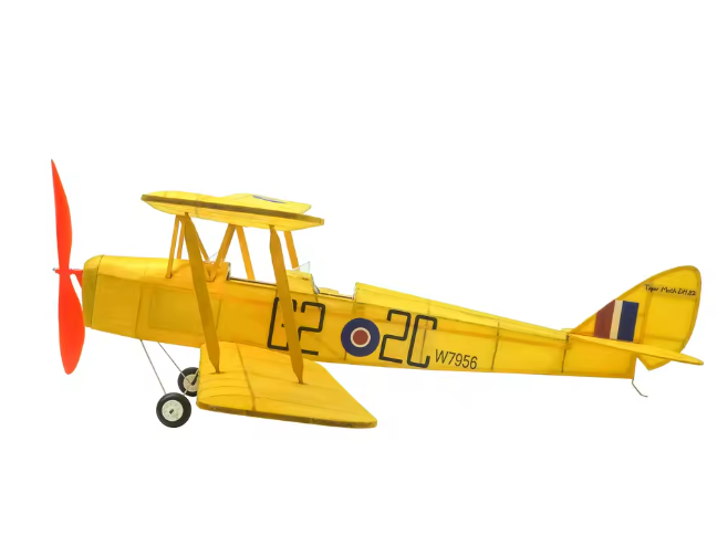 TIGER MOTH LASTİK MOTORLU AHŞAP KİT