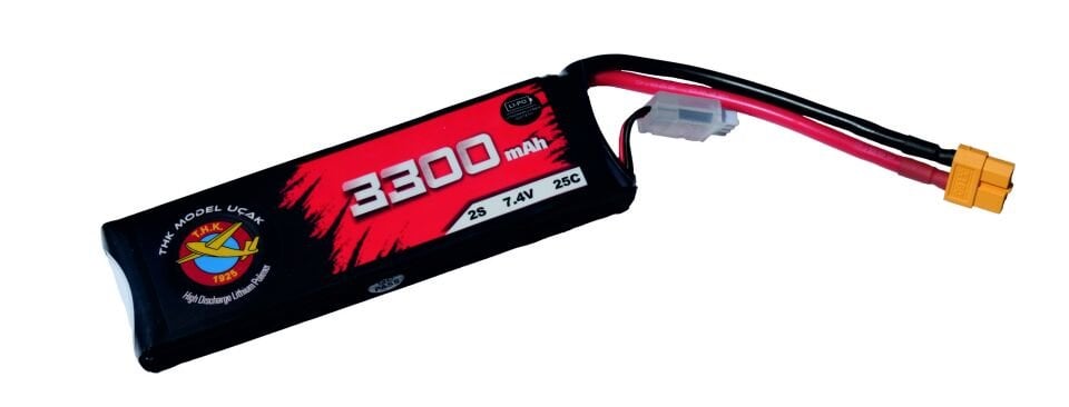 THK 3300 mAh 7.4V 2S 25C LİPO BATARYA