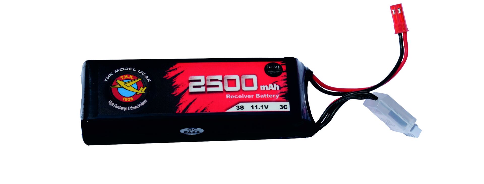 THK 2500 mAh 11.1V 3S 3C LİPO BATARYA RX/TX
