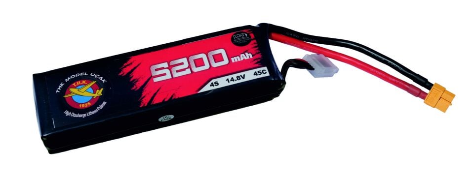 THK 5200 mAh 14.8V 4S 45C LİPO BATARYA