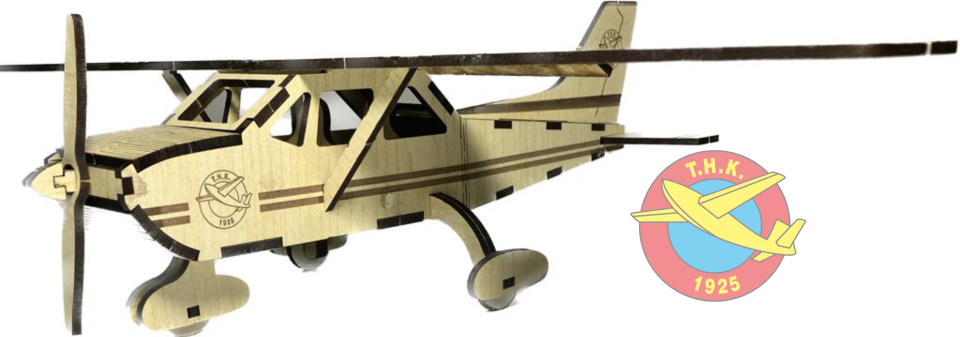 LAZER KESİM CESSNA 172 MAKET UÇAK