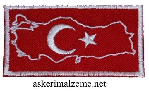 Haritalı Bayrak Patch