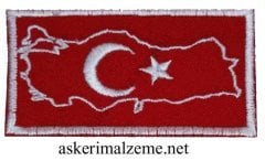 Haritalı Bayrak Patch
