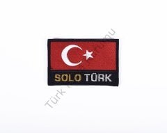 YALDIZLI SOLO TURK BAYRAK PATCH