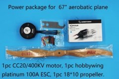 Pilot Rc Elektirkli Güç Seti 20CC 26CC uçaklar için