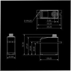 KINGMAX SERVO (KM1703MDHV) 8.4V
