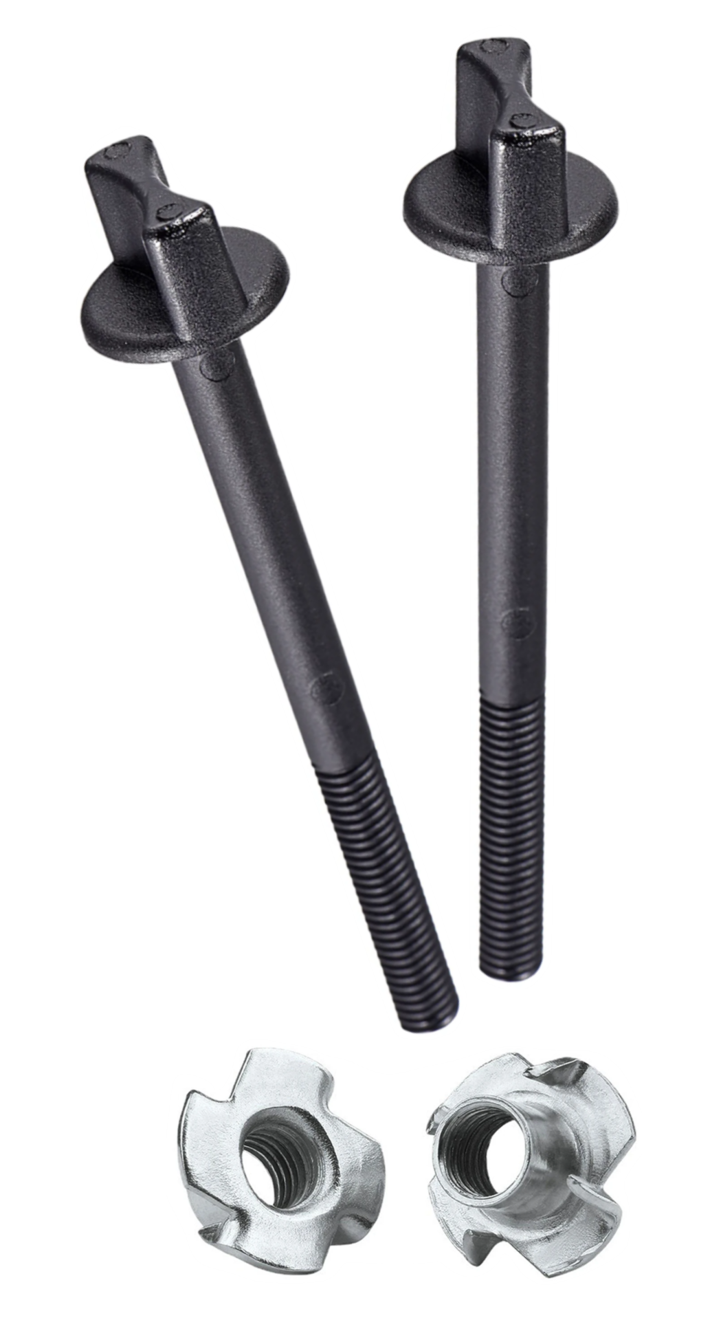 M6 60MM PLASTİK KANAT VİDA VE AĞAÇ SOMUN SETİ